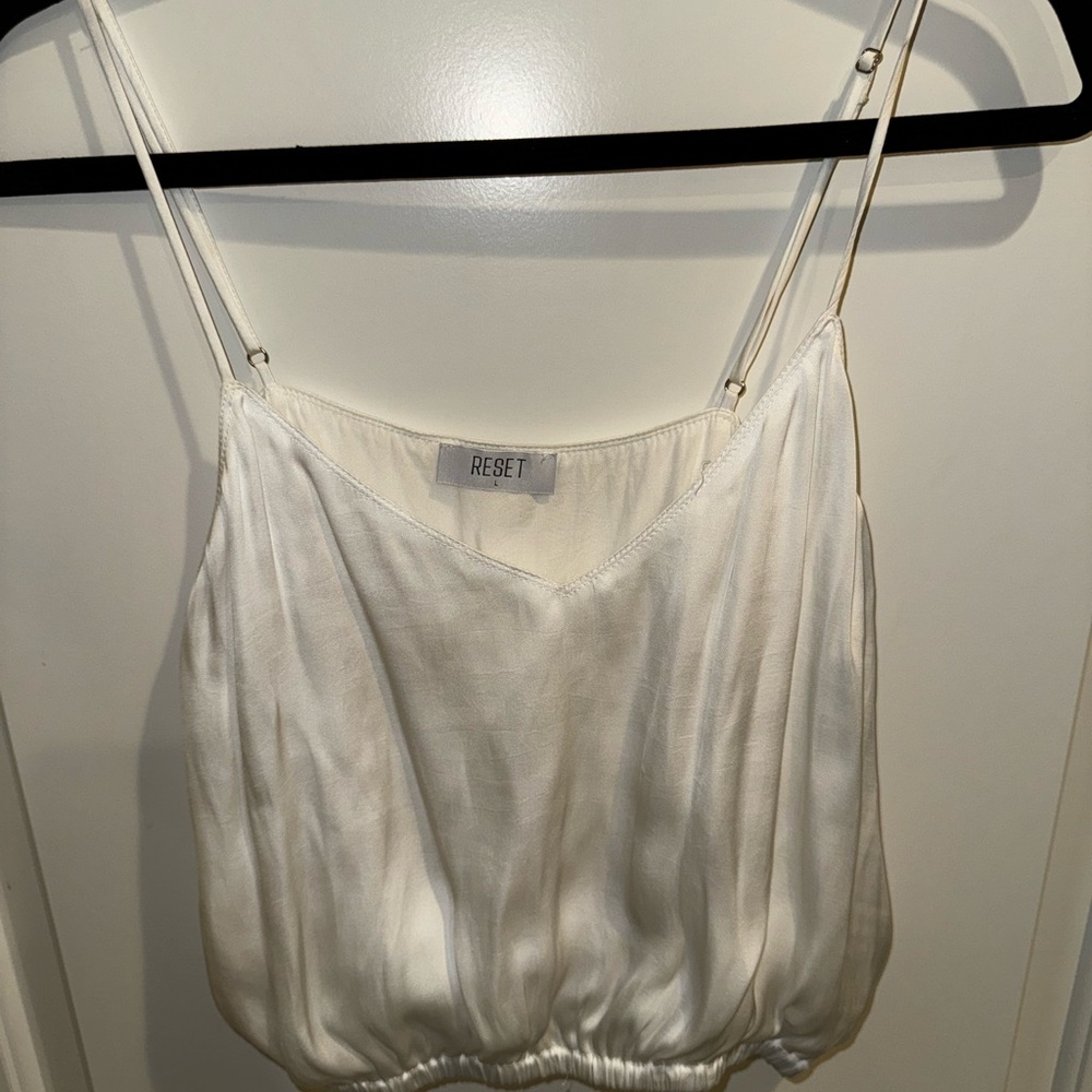 Women's Satin Cropped Camisole